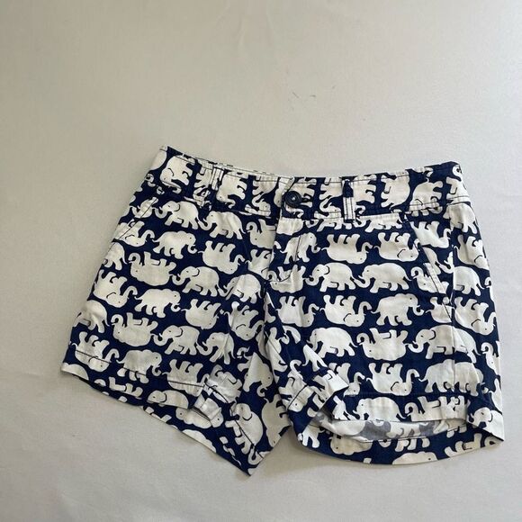 Lilly Pulitzer Elephant Tusk In The Sun Shorts Size 0 - Picture 1 of 7